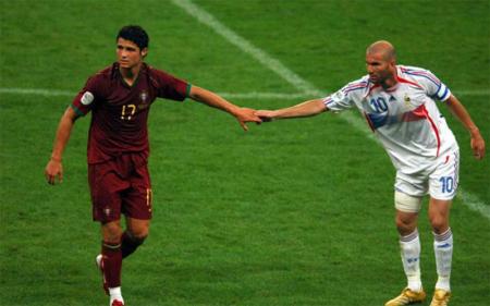c.ronaldo  and zidane